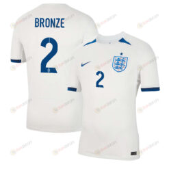 Lucy Bronze 2 England 1 Star Women's National Team 2023-24 World Cup Home Men Jersey