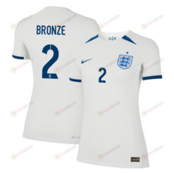 Lucy Bronze 2 England 1 Star Women's National Team 2023-24 World Cup Home WOMEN Jersey