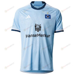 Ludovit Reis 14 Hamburger SV 2023-24 Away Men Jersey - Sky Blue