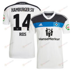 Ludovit Reis 14 Hamburger SV II 2022-23 Home Jersey - White