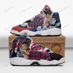 Luffy Gear Fourth Shoes One Piece Anime Air Jordan 13 Shoes Sneakers