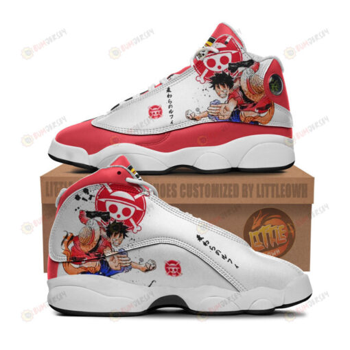 Luffy Shoes One Piece Anime Air Jordan 13 Shoes Sneakers