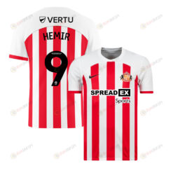 Luis Hemir 9 Sunderland A.F.C 2023-24 Home Men Jersey - White