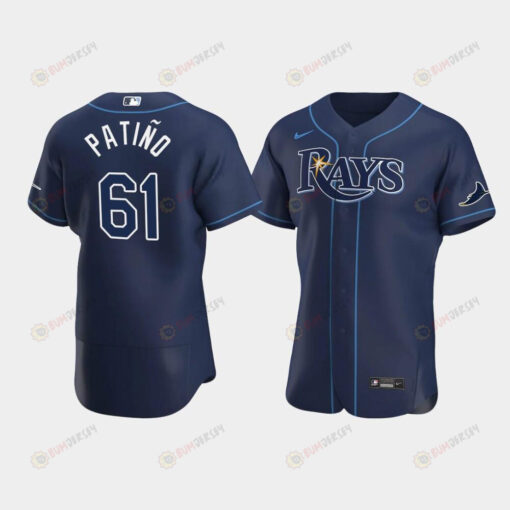 Luis Patino 61 Tampa Bay Rays Navy Alternate Jersey Jersey