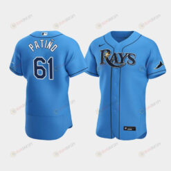 Luis Patino 61 Tampa Bay Rays Player Light Blue Alternate Jersey Jersey