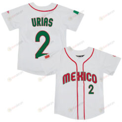 Luis Urias 2 Mexico Baseball 2023 World Baseball Classic Jersey - White