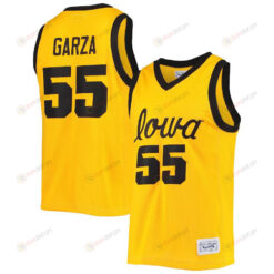 Luka Garza 55 Iowa Hawkeyes Original Retro Brand Alumni Commemorative Basketball Jersey - Gold