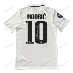 Luka Modri? 10 Signed Real Madrid 2022/23 Home Men Jersey - White