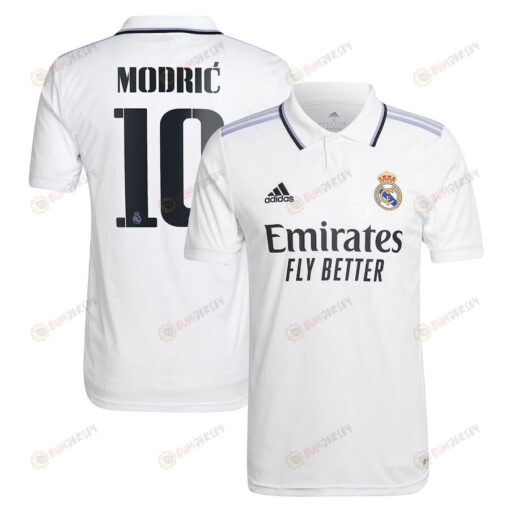 Luka Modric 10 Real Madrid Men 2022/23 Home Player Jersey - White