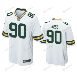 Lukas Van Ness 90 Green Bay Packers 2023 NFL Draft Game Jersey - White