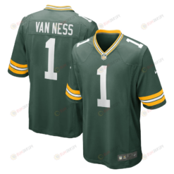 Lukas Van Ness Green Bay Packers 2023 NFL Draft First Round Pick Game Jersey - Green