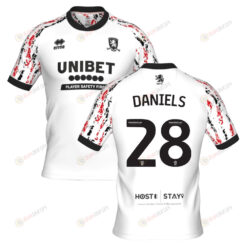 Luke Daniels 28 Middlesbrough 2022-23 Third Jersey - White