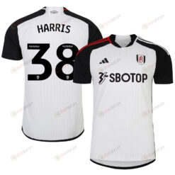 Luke Harris 38 Fulham FC 2023-24 EFL Home Men Jersey - White