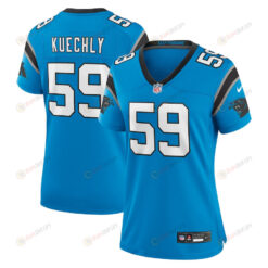 Luke Kuechly 59 Carolina Panthers Women's Player Game Jersey - Blue
