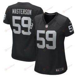 Luke Masterson Las Vegas Raiders Women's Game Player Jersey - Black