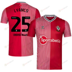 Lyanco 25 Southampton FC 2023/24 Home Men Jersey - Red