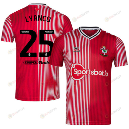 Lyanco 25 Southampton FC 2023/24 Home Men Jersey - Red