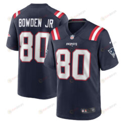 Lynn Bowden Jr. New England Patriots Game Player Jersey - Navy