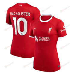 Mac Allister 10 Liverpool 2023/24 Home Women Jersey - Red