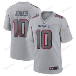Mac Jones New England Patriots Atmosphere Fashion Game Jersey - Gray