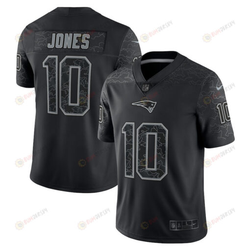 Mac Jones New England Patriots RFLCTV Limited Jersey - Black