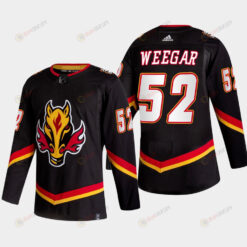 MacKenzie Weegar 52 Calgary Flames Alternate Black Jersey 2022-23