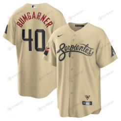 Madison Bumgarner 40 Arizona Diamondbacks City Connect Men Jersey - Sand