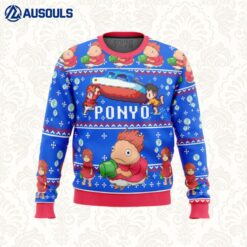 Magical PONYO Ugly Sweaters For Men Women Unisex