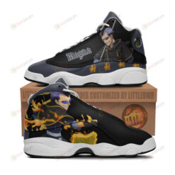 Magna Swing Shoes Black Clover Anime Air Jordan 13 Shoes Sneakers