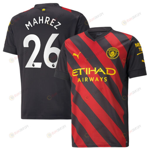 Mahrez 26 Manchester City Men 2022/23 Away Jersey - Black