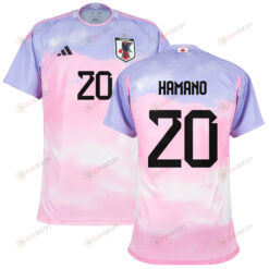 Maika Hamano 20 Japan Women's National Team 2023-24 World Cup Away Men Jersey