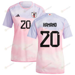 Maika Hamano 20 Japan Women's National Team 2023-24 World Cup Away Women Jersey