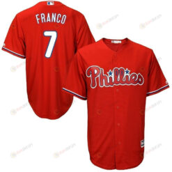 Maikel Franco Philadelphia Phillies Official Cool Base Player Jersey - Scarlet