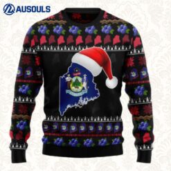 Maine Christmas Ugly Sweaters For Men Women Unisex