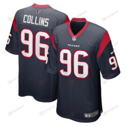 Maliek Collins Houston Texans Game Player Jersey - Navy