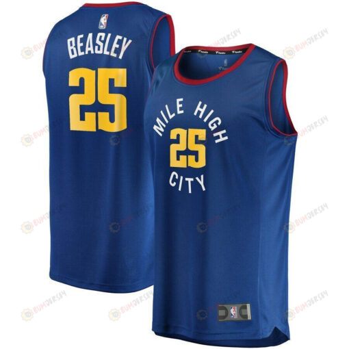 Malik Beasley Denver Nuggets Fast Break Player Jersey - Statement Edition - Blue
