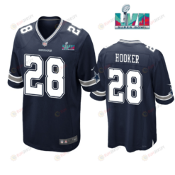 Malik Hooker 28 Dallas Cowboys Super Bowl LVII Super Bowl LVII Navy Men's Jersey