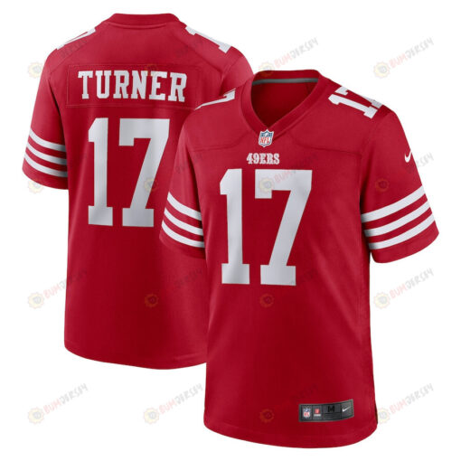 Malik Turner San Francisco 49ers Game Player Jersey - Scarlet