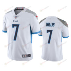 Malik Willis 7 Tennessee Titans White Vapor Limited Jersey