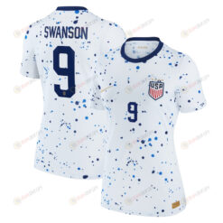 Mallory Swanson 9 USWNT Women 2023 Home Jersey - White