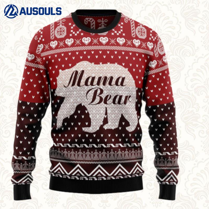 Mama Bear Ugly Sweaters For Men Women Unisex