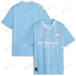 Manchester City 2023/24 Home Jersey - Sky Blue