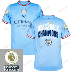 Manchester City Back To Back Champions 2022-23 Home Jersey - Men