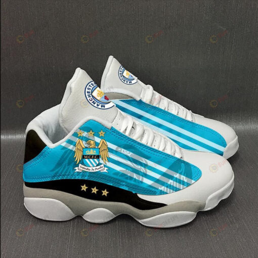 Manchester City Pattern Air Jordan 13 Shoes Sneakers