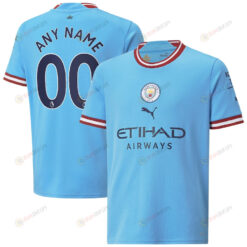 Manchester City Youth 2022/23 Home Custom Jersey - Sky Blue