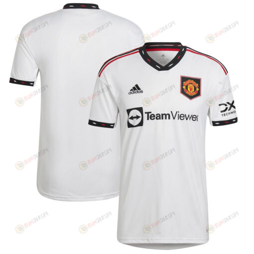 Manchester United 2022/23 Away Player Jersey - White