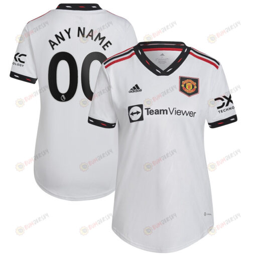 Manchester United Women 2022/23 Away Custom Jersey - White