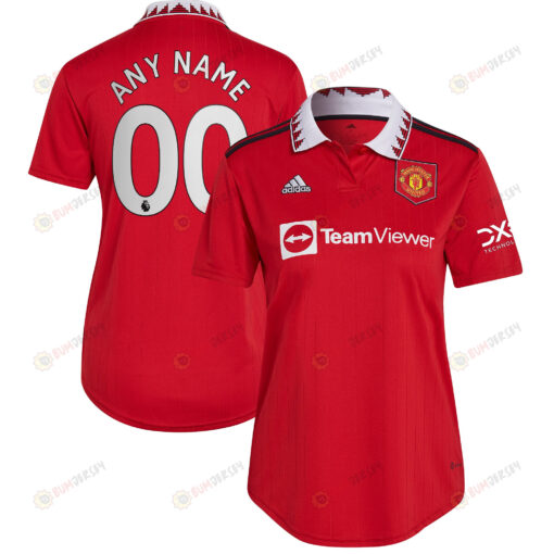 Manchester United Women 2022/23 Home Custom Jersey - Red