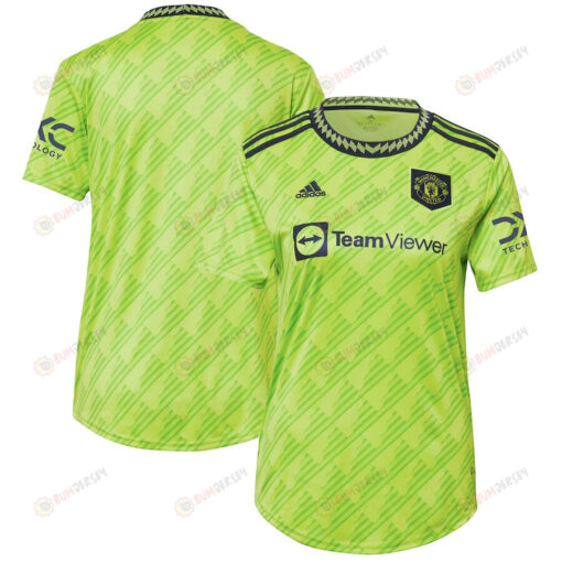 Manchester United Women's 2022/23 Third Jersey - Neon Green