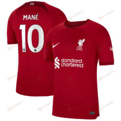 Mane 10 Liverpool Men 2022/23 Home Jersey - Red